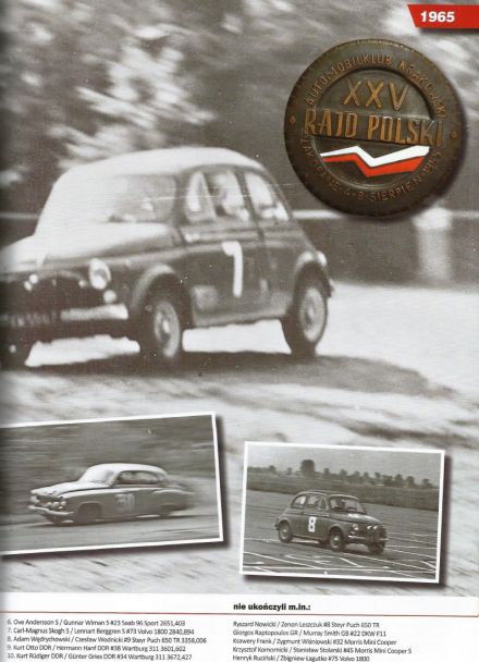 Rajd Polski - 1965r
